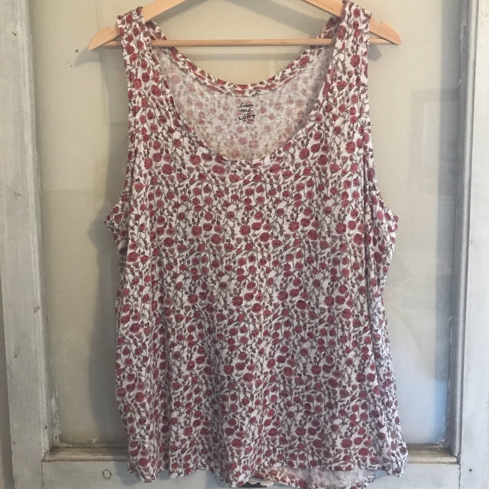 Lift Linen Floral Tank